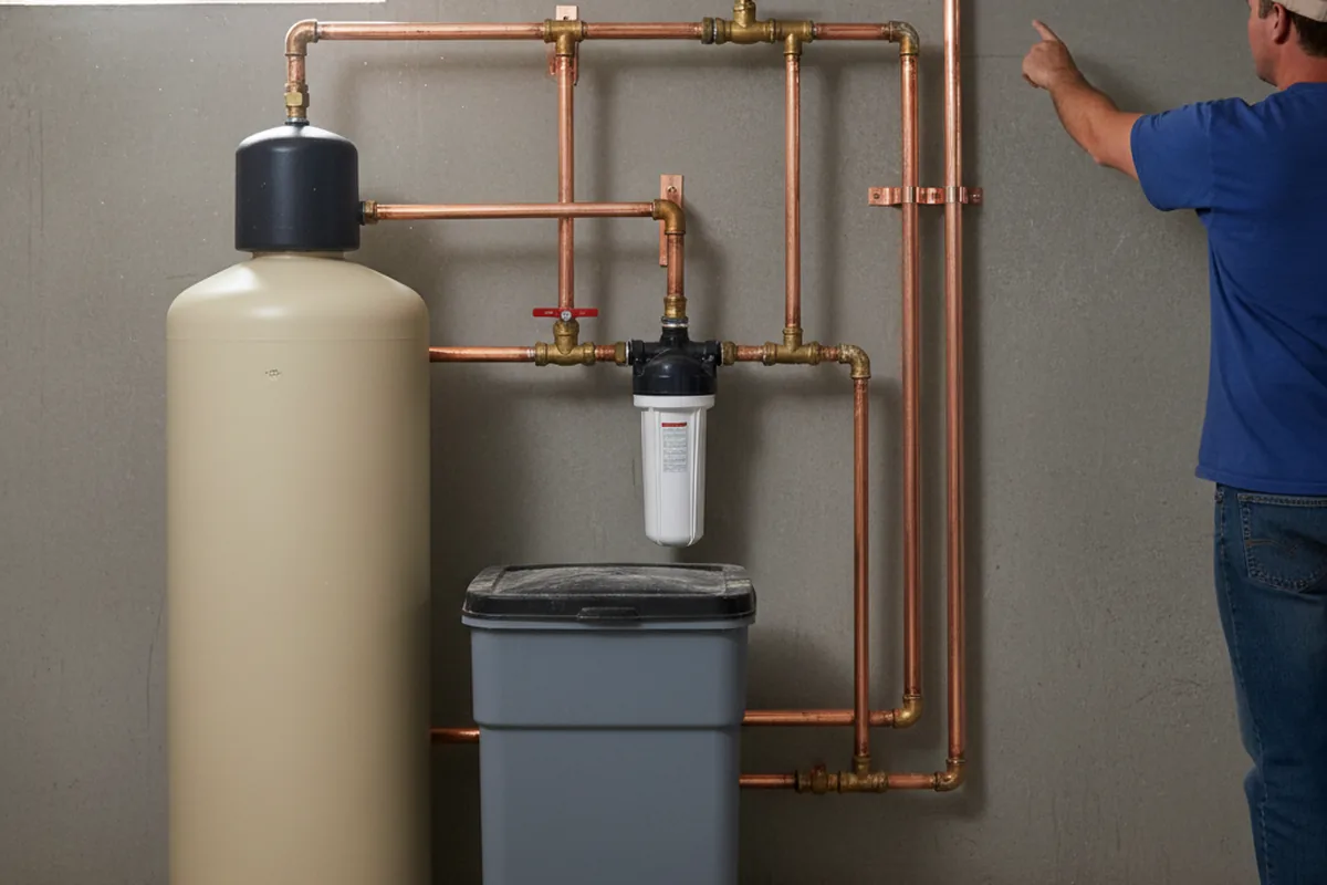 Whole-house water treatment system installed in Tarzana