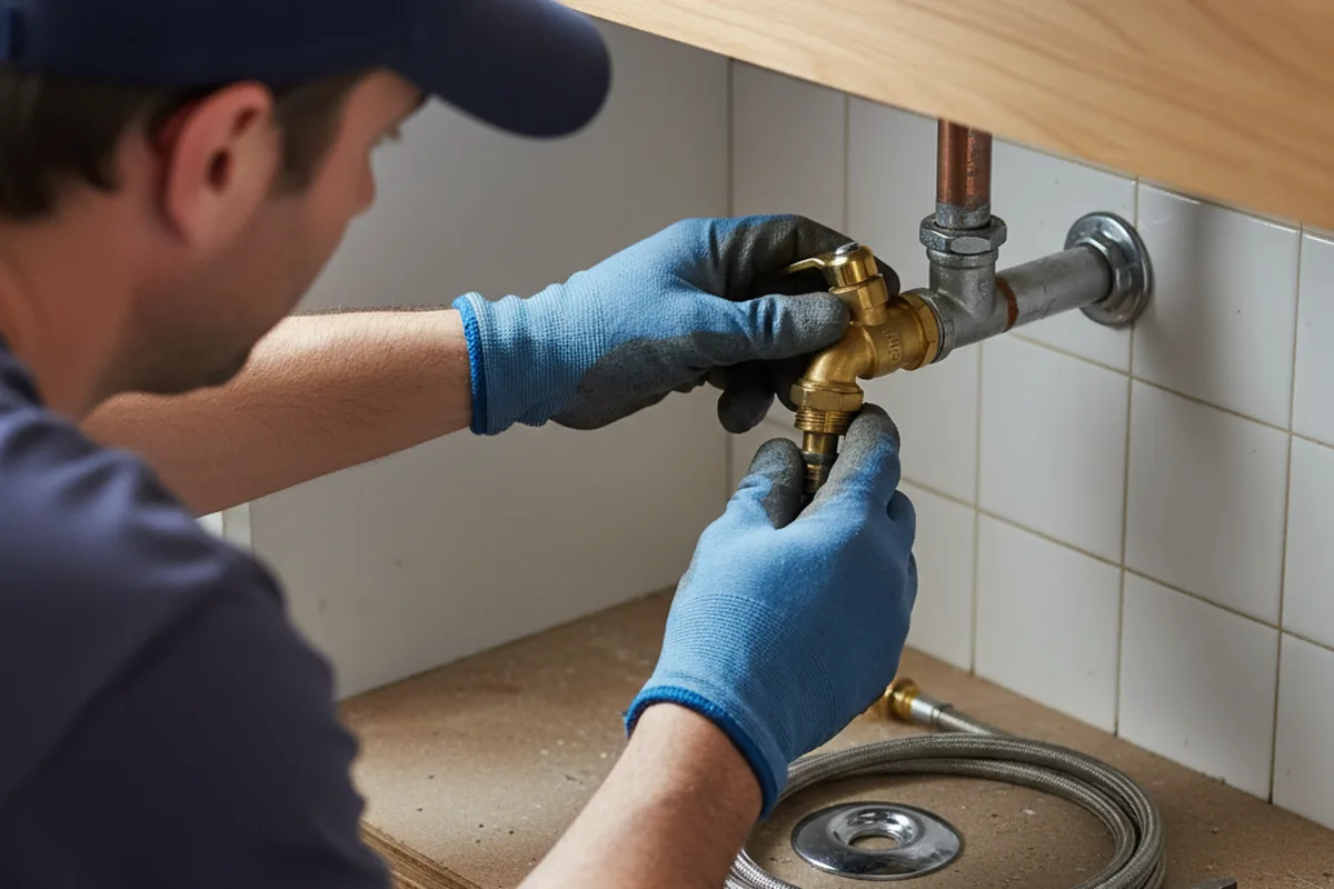 Shutoff valve and fitting work during Repiping in Tarzana